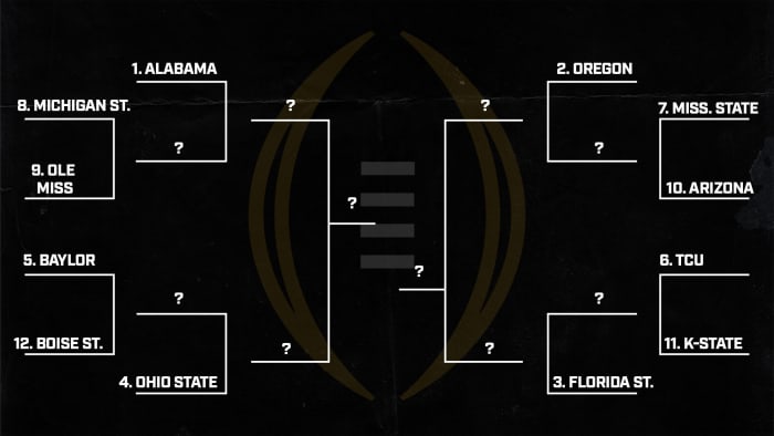 How the 2014 Playoff would've looked with 12 teams